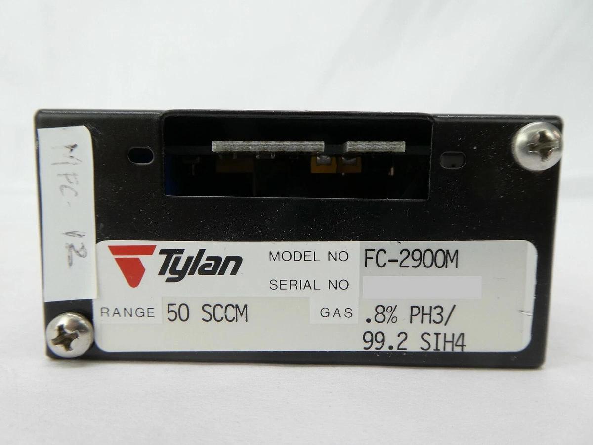 Used Tylan General FC-2900M Mass Flow Controller MFC 50 SCCM .8%PH3/99.2%SiH4 Working