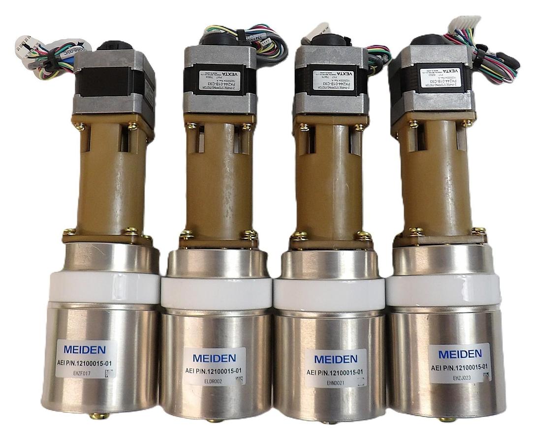 Used Meiden 12100015-01 Variable Vacuum Capacitor Lot of 4 Working
