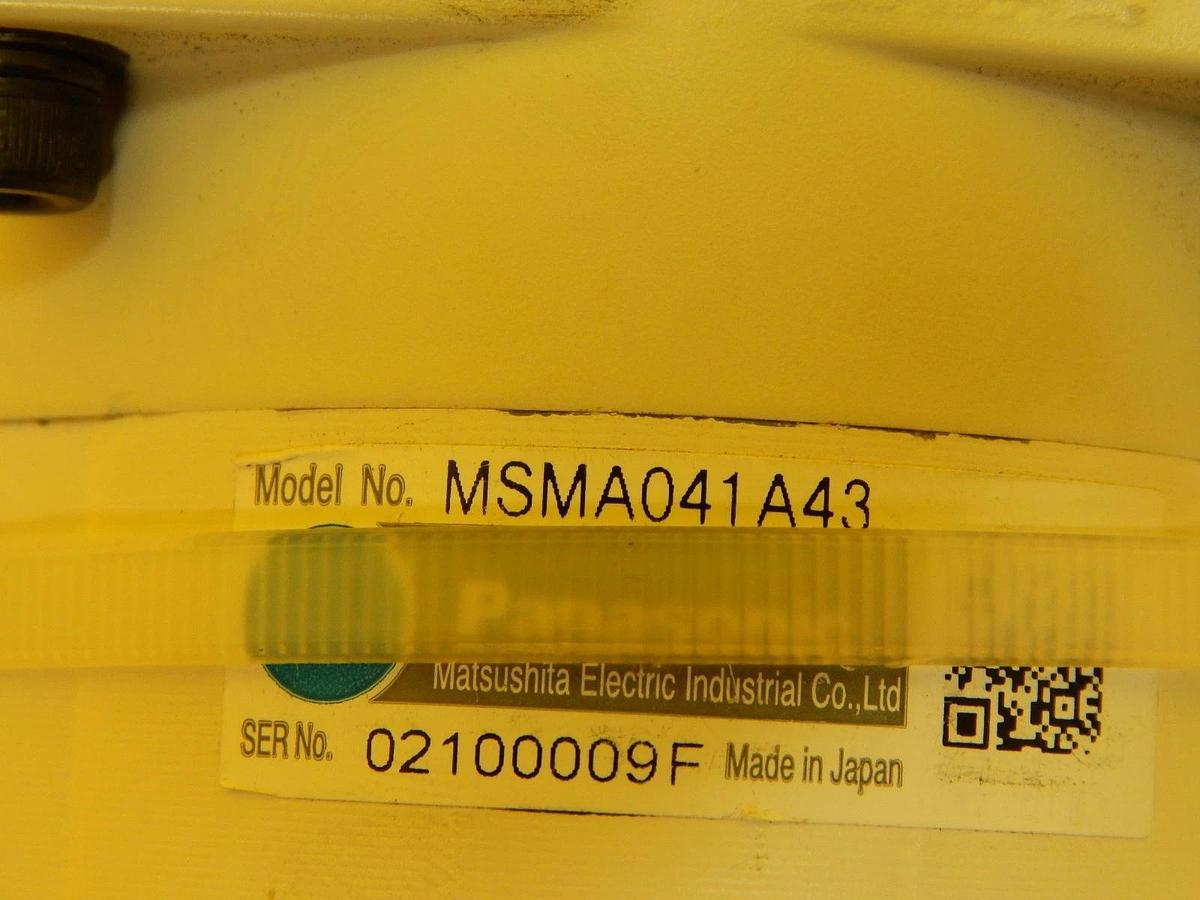 Used Panasonic MSMA041A1F AC Servo Motor MSMA041A43 Shimpo Reducer VRKF-9C-400 Used