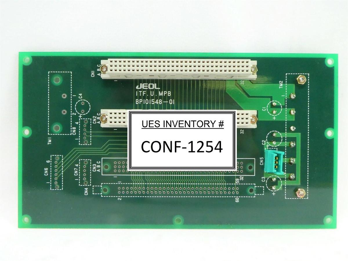 Used JEOL BP101548-01 Interface Board PCB ITF.U.MPB JWS-2000 SEM Working Spare