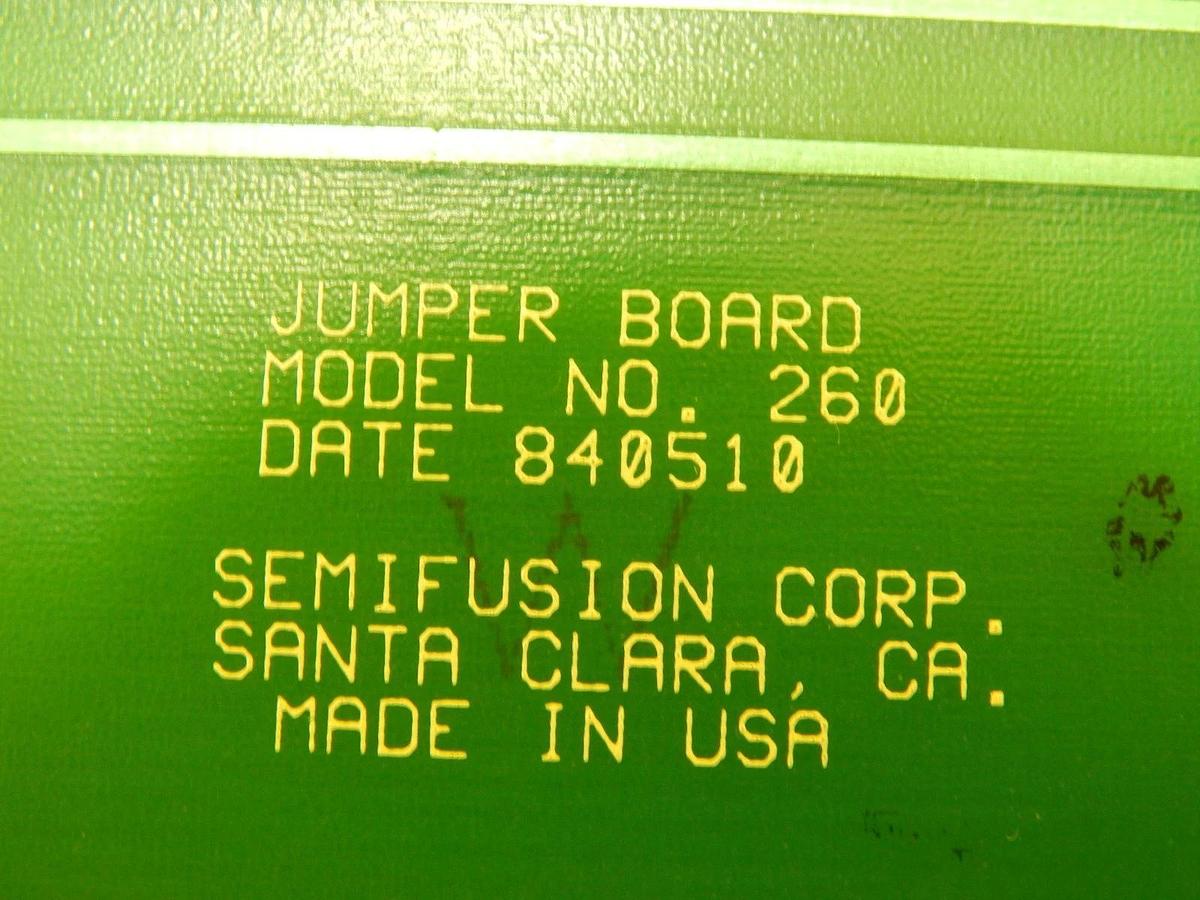 Used Semifusion 260 Jumper Board PCB Card Ultratech UltraStep 1000 Used Working