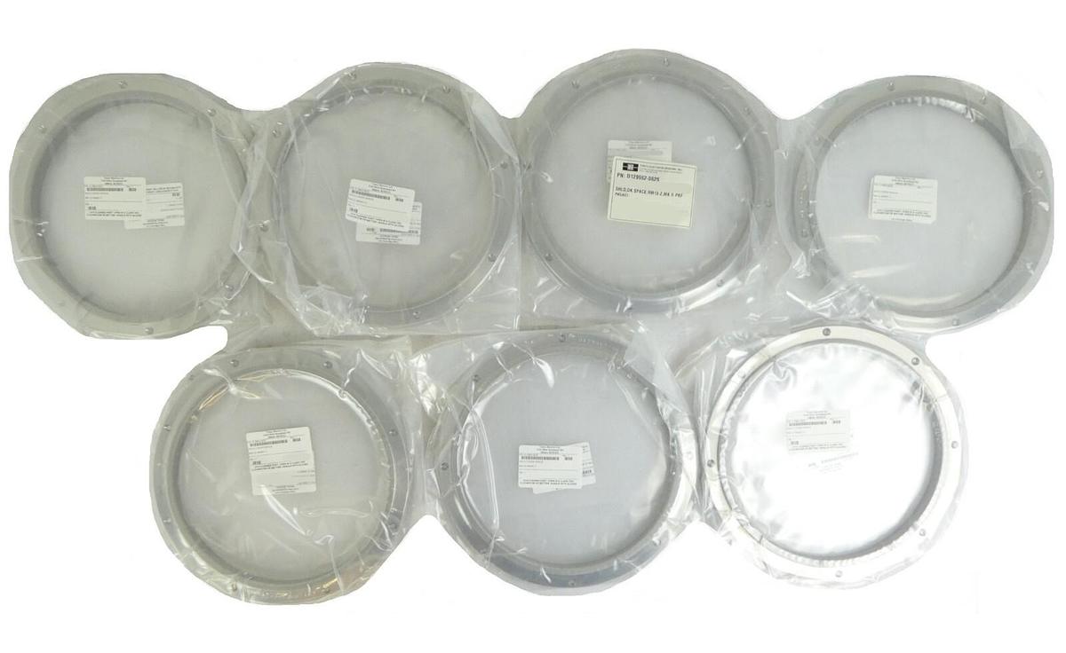 TEL Tokyo Electron D129962-062S Mark II Dark Space Shield RM10-Z Lot of 7 New