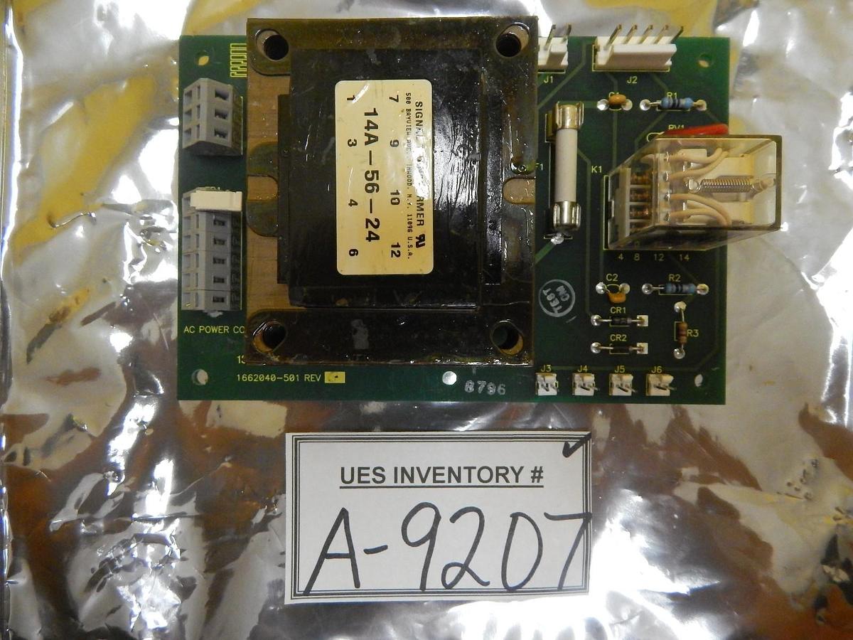 Used Delta Design 1662040-501 AC Power Control 1308 Transformer Board PCB Rev. G Used