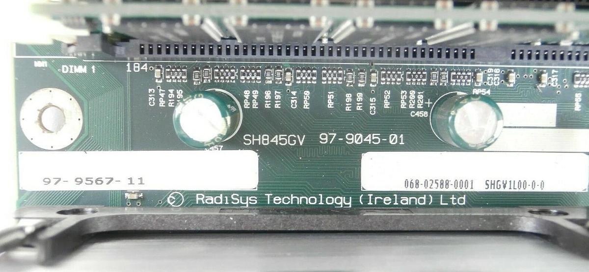 Used RadiSys 068-02588-0001 Motherboard PCB SHGV1L00-0-0 SH845GV 97-9567-11 Working
