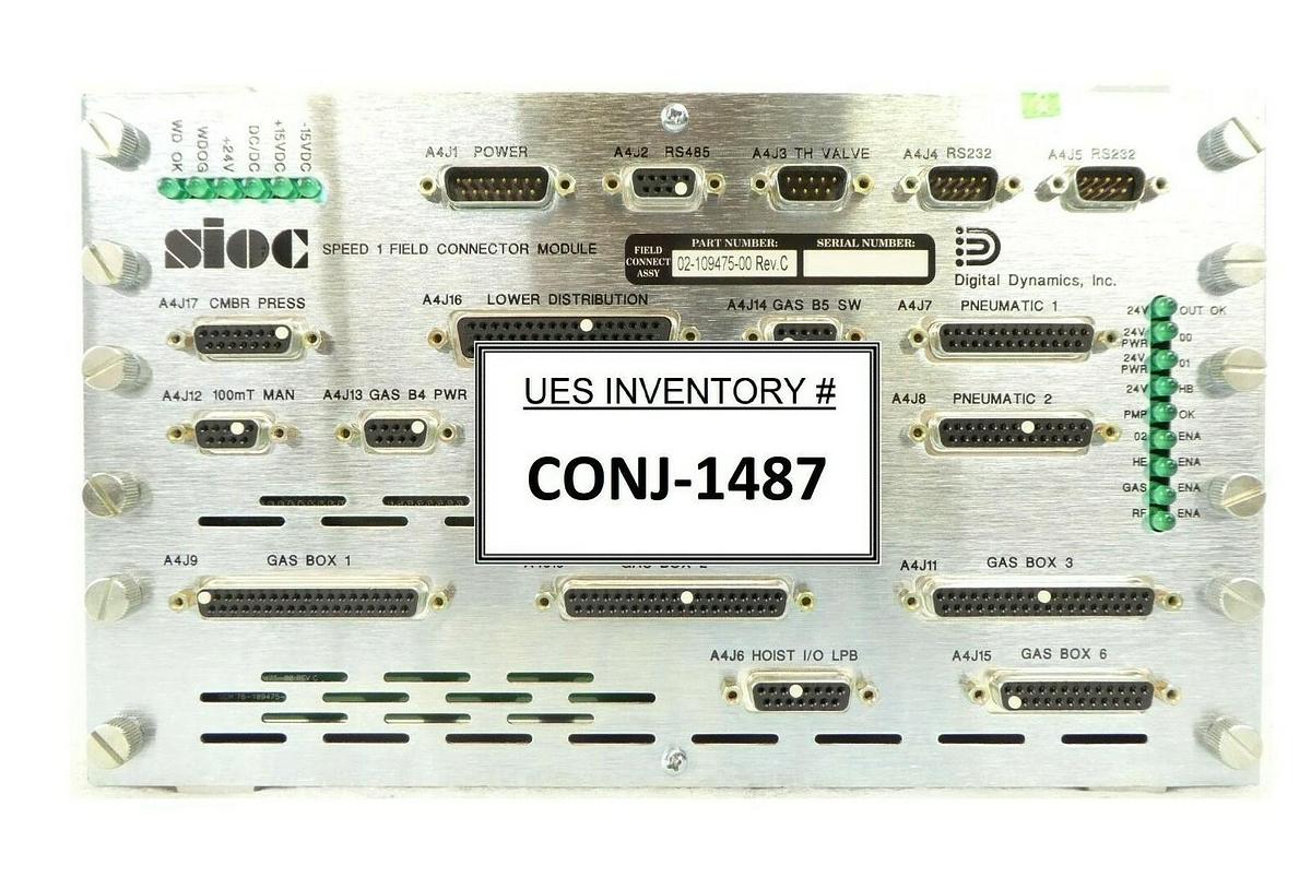Used Digital Dynamics 02-109475-00 sioc SPEED 1 Control Novellus 27-053659-00 Working