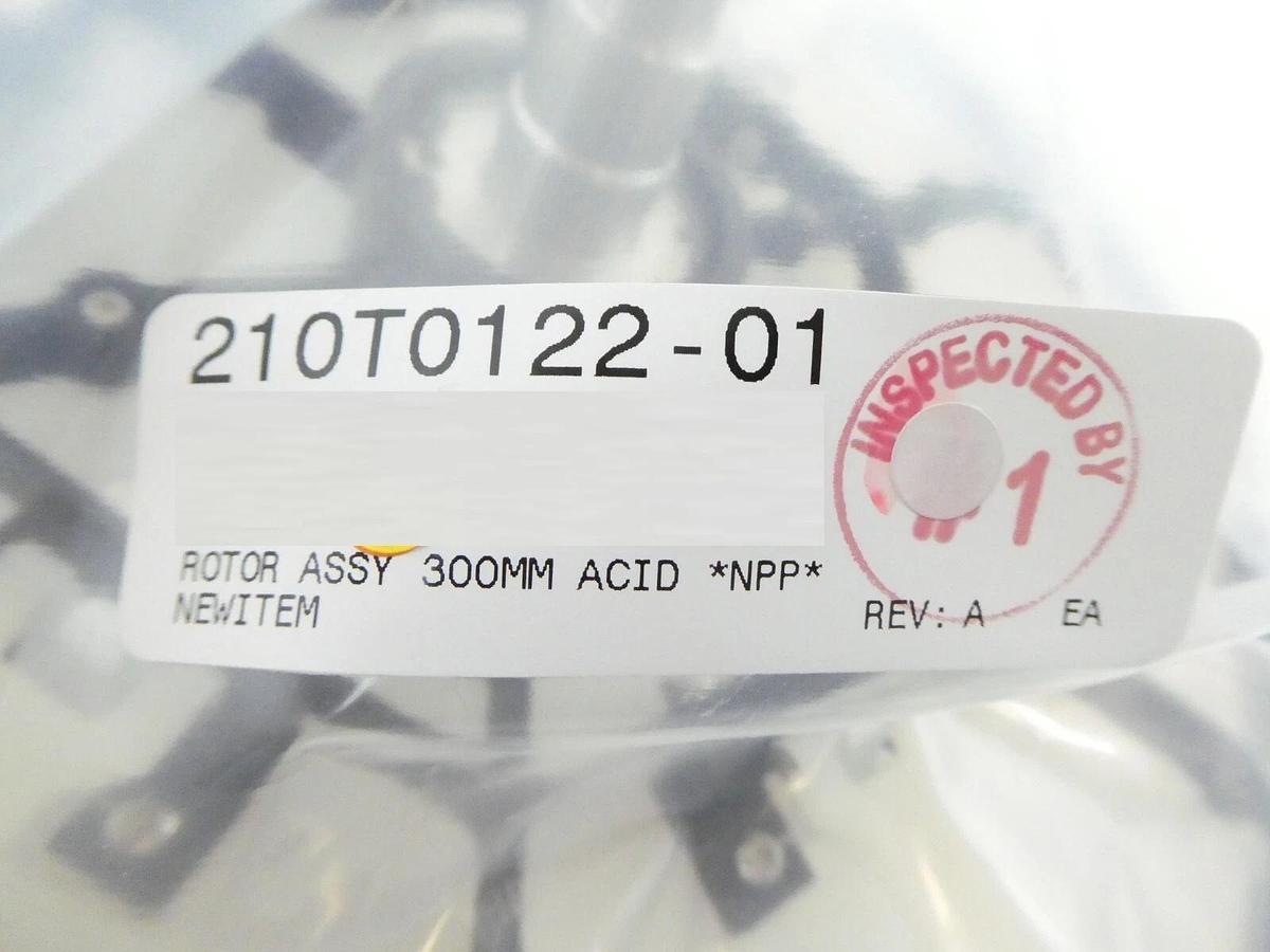 Semitool 210T0122-01 300mm SRD Spin Rinse Dryer Rotor Assembly New Surplus