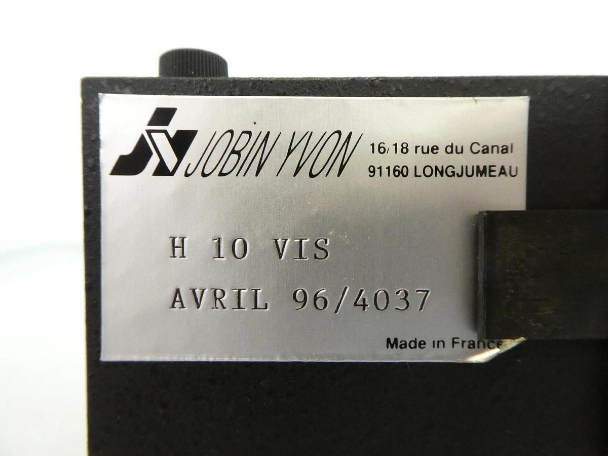 Used Jobin Yvon H 10 VIS Monochromator DA-40 TEL Tokyo Electron Working Surplus