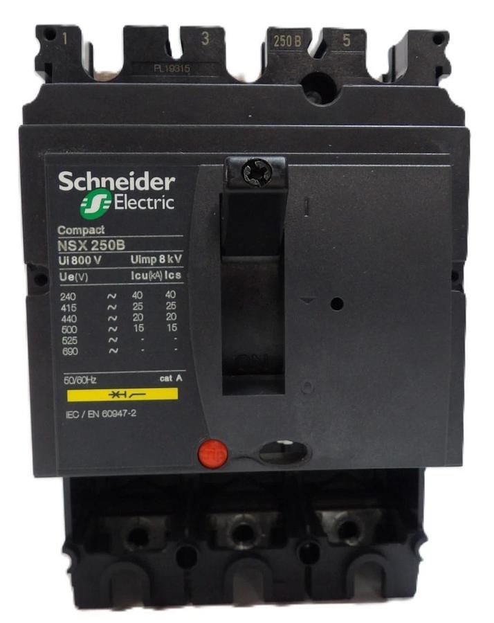 Used Schneider Electric LV431390 Compact Circuit Breaker NSX 250B Lot of 10 Working