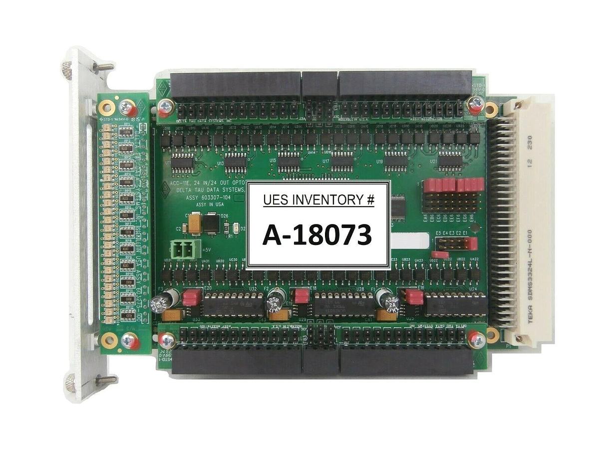 Used Delta Tau 603307-104 24 IN/24 Out OPTO PCB Card ACC-11E 603276-100 AMAT Working