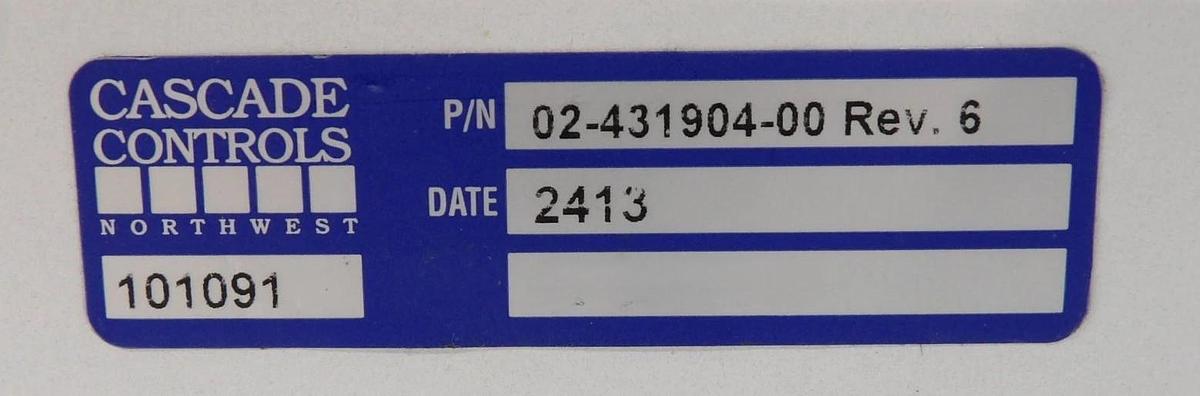 Cascade Controls 02-431904-00 C3 Vector Split Pump PLC Assembly New Surplus