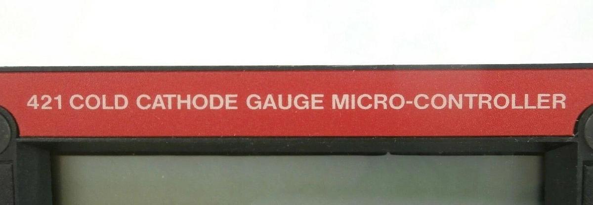 Used MKS Instruments 421 Cold Cathode Gauge Micro-Controller HPS Working Spare