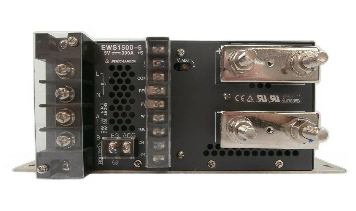 Used Nemic-Lambda EWS1500-5 Power Supply 2055 Watts 3.3V EWS Series Working Surplus