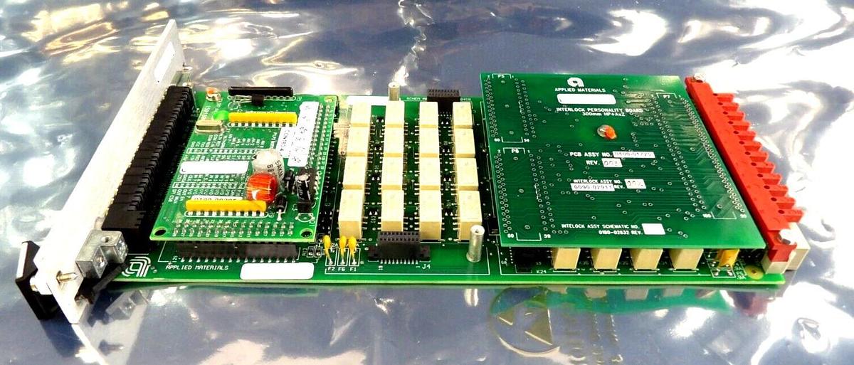 Used AMAT Applied Materials 0100-20458 Interlock Personality Board PCB Working