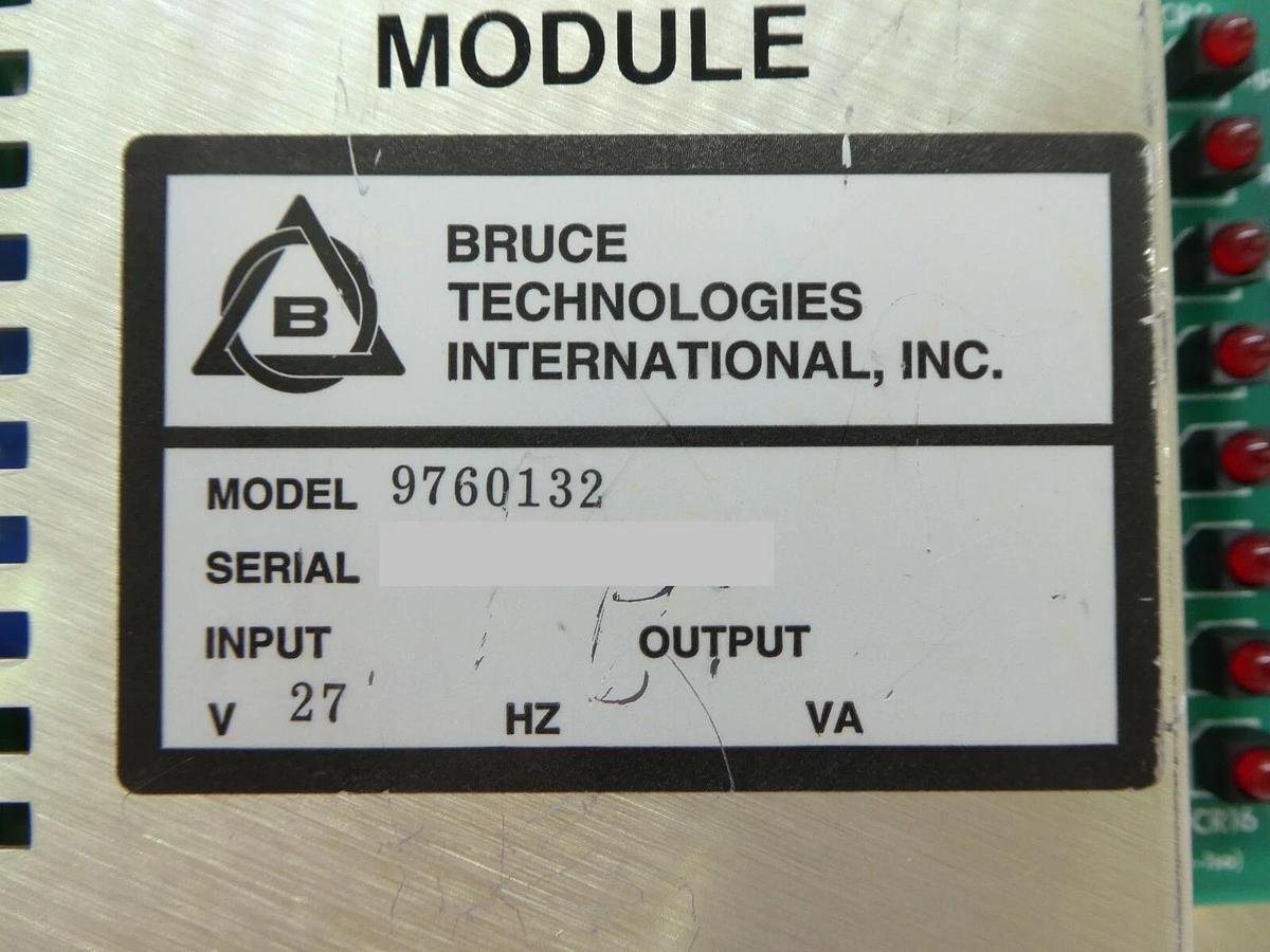 Used Bruce Technologies 9760132 Input Module PCB Assembly BTU 3161101 3161081 As-Is