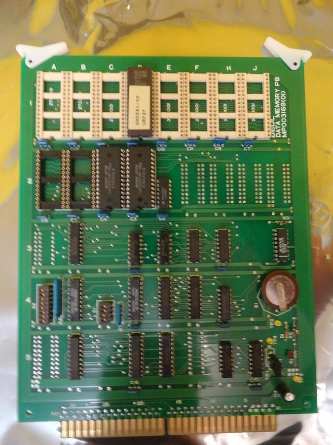 Used JEOL MP003169(01) Data Memory PB Board PCB Card EM-2010F Working