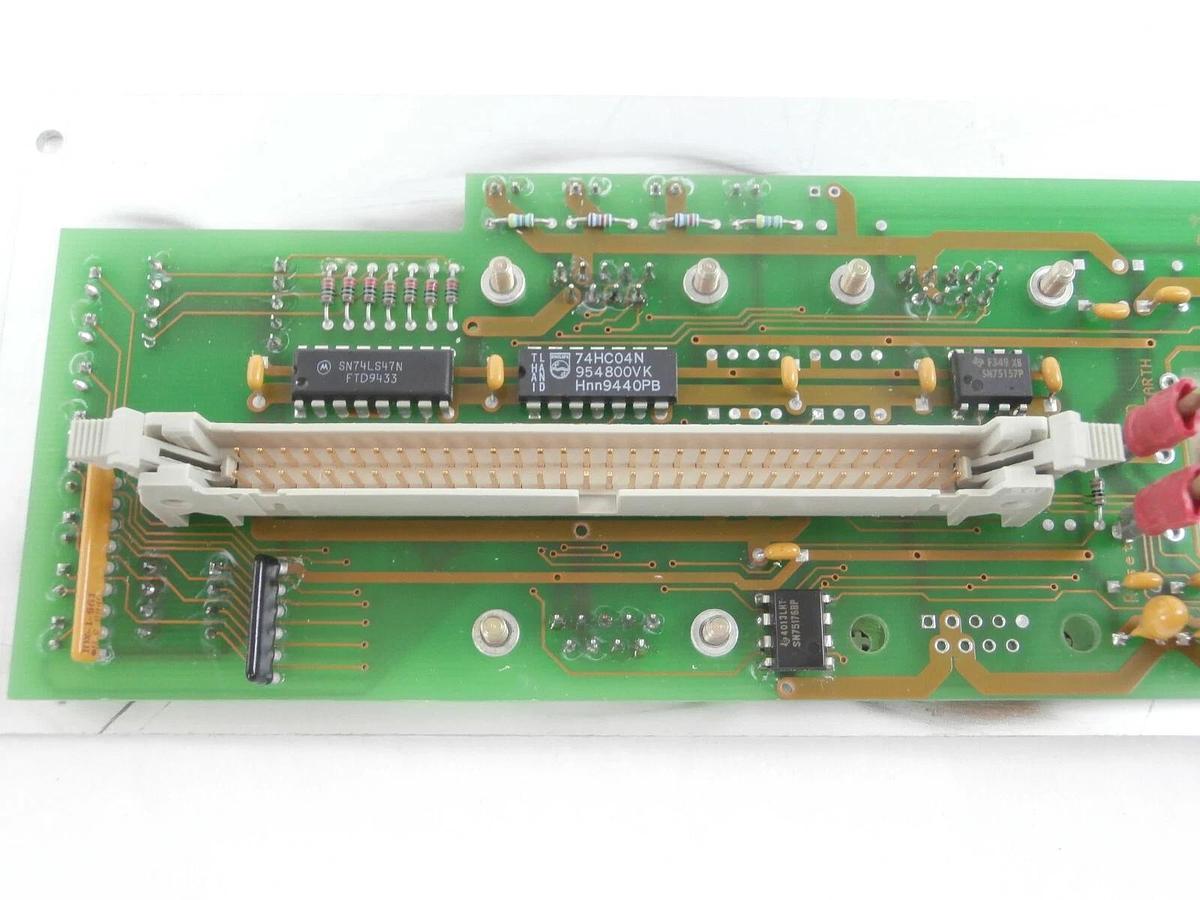 Used Balzers 1-Axis Pos. CPU VME Panel PCB PANCO-LAN Wyttenbach W322A Unaxis Working