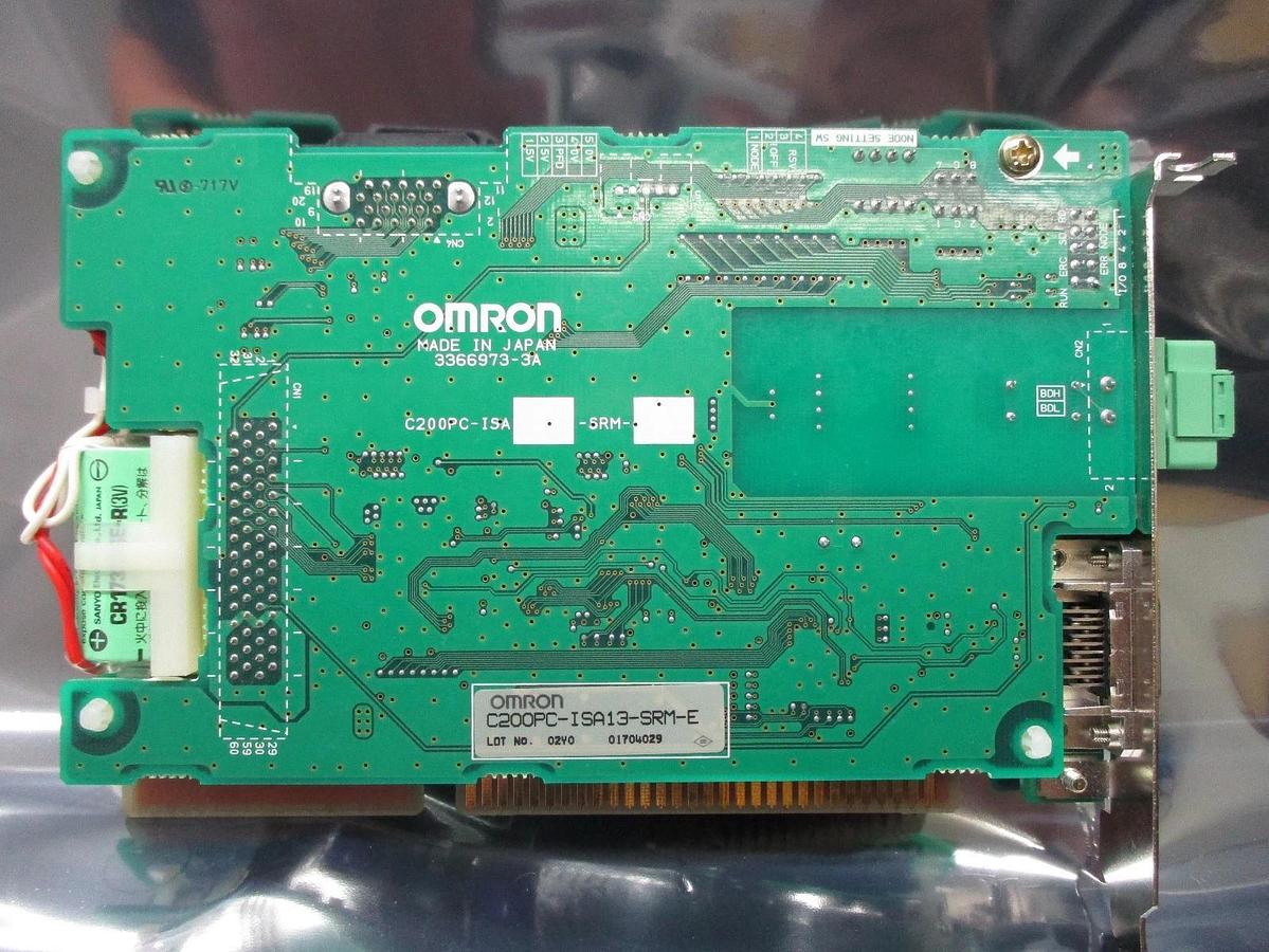 Used Omron C200PC-ISA13-SRM-E ISA Board PCB Card C200PC-ISA03-1 3376997-5B Used