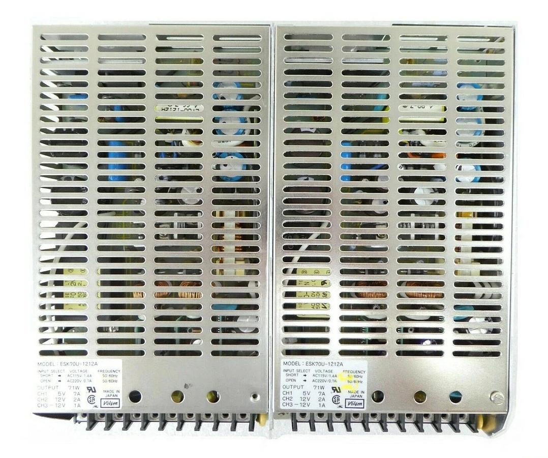 Used Volgen ESK70U-1212A DC Power Supply Novellus Systems 27-10052-00 Lot of 2 As-Is