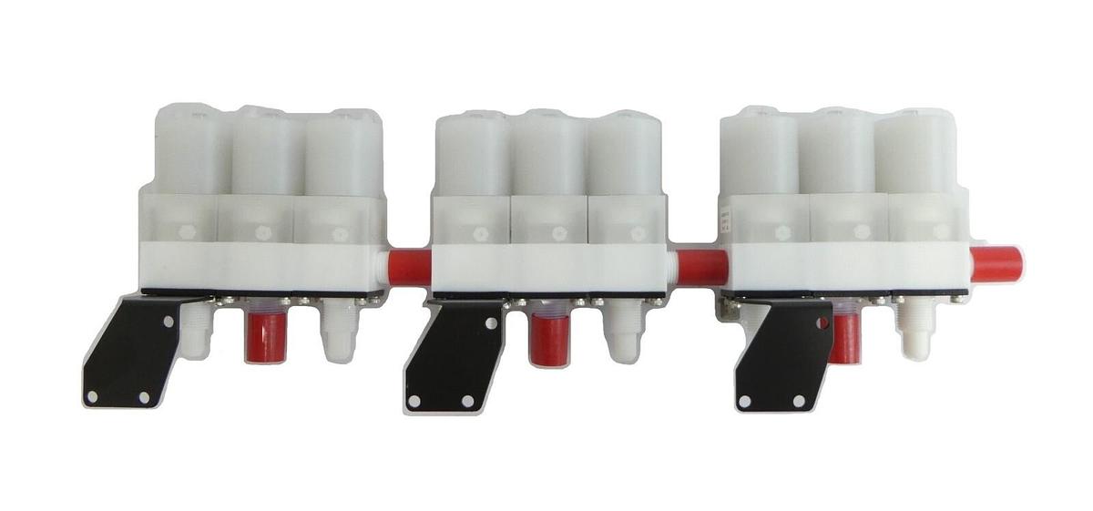 Semitool V0303FS-3PB-173 3 Stage Valve Assembly Reseller Lot of 3 New Surplus