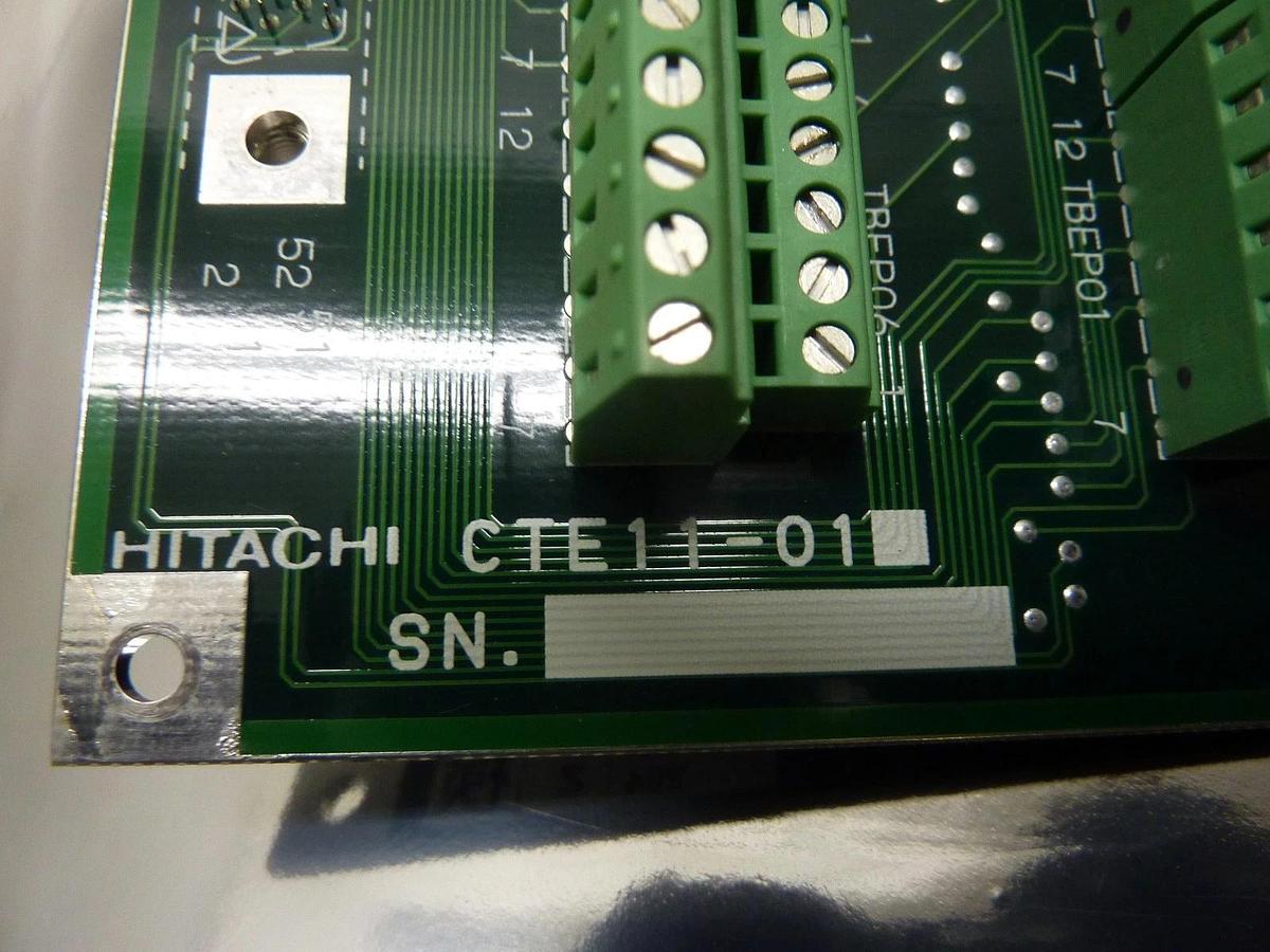 Used Hitachi CTE11-01 Interconnect Board PCB M-712E Shallow Trench Etcher System Used