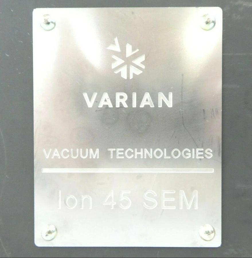 Used Varian Ion 45 SEM Pump Base Magnet Assembly KLA-Tencor eS31 Working Surplus