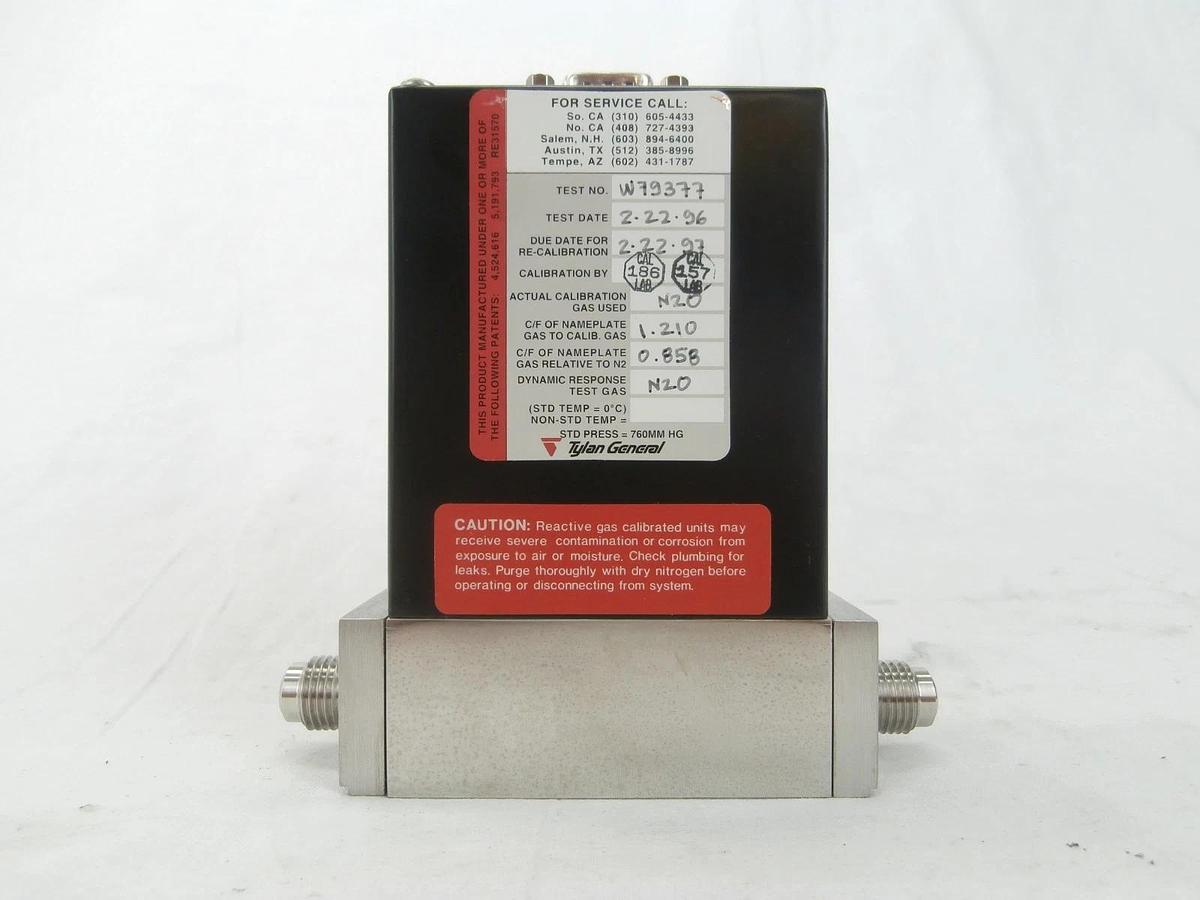 Used Tylan General FC-2902M Mass Flow Controller MFC 2900 Series 500 SCCM Cl2 Used