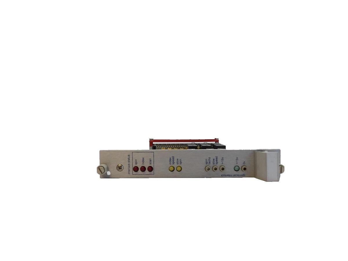 Used AMAT Applied Materials 0100-01455 Spin/Scan Interlock PCB Card Working Surplus