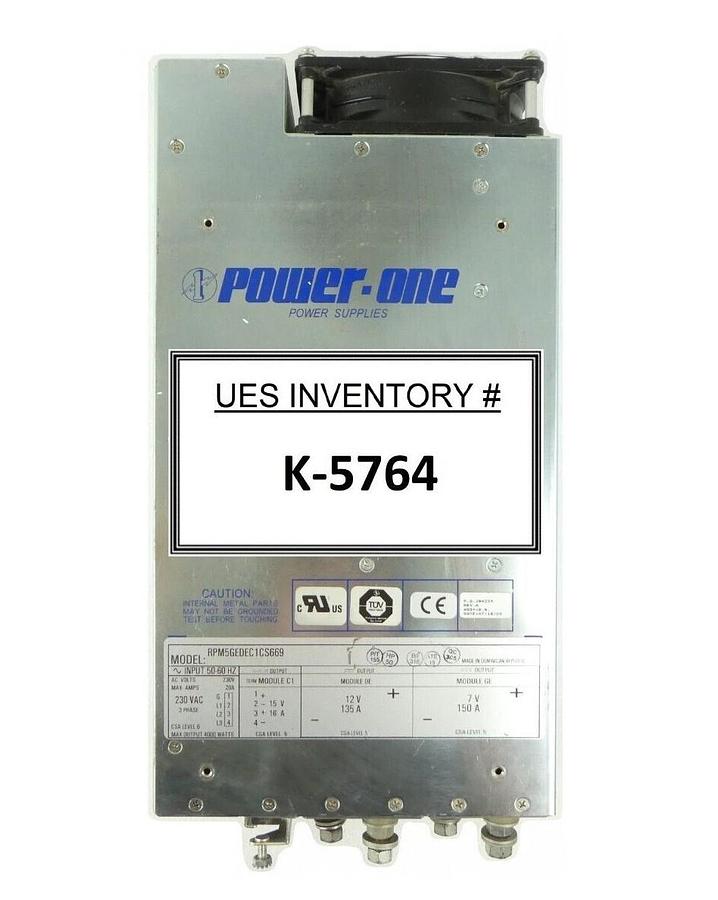Used Power-One RPM5GEDEC1CS669 Power Supply 4000W Schlumberger 97171028 Working