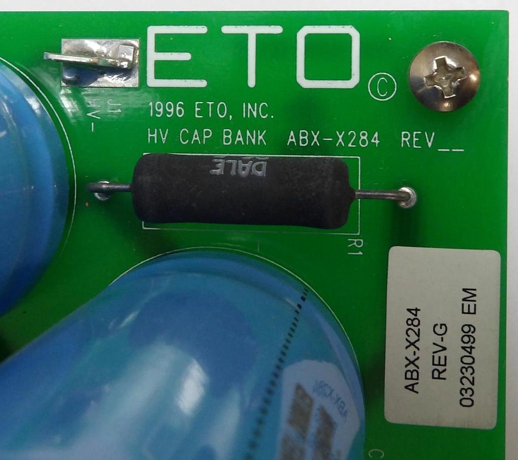 Used ETO ABX-X284 Capacitor HV Bank PCB AMAT 0190-18136 Reseller Lot of 2 Working