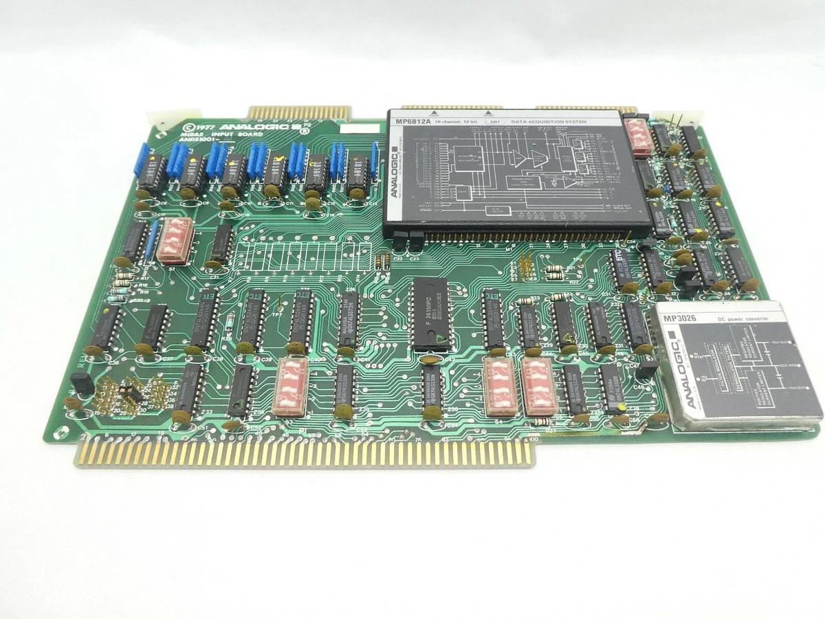 Used Analogic D4-8623 Midas Input Board PCB ANDS1001-4 Rev. 1 Varian F9092001 Working