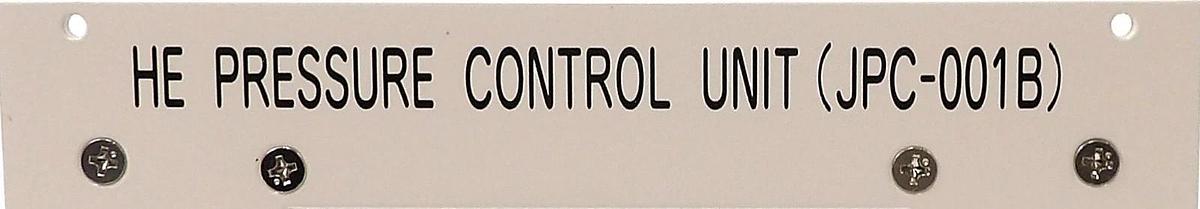 Used Jastec JPC-001B He Pressure Control Unit New Surplus
