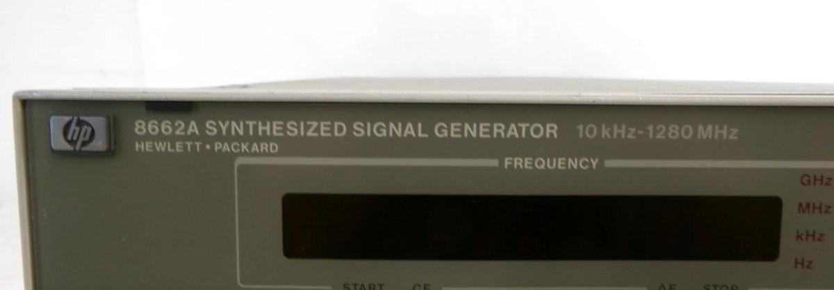 Used HP Hewlett-Packard 8662A Synthesized Signal Generator Option 001 Untested As-Is