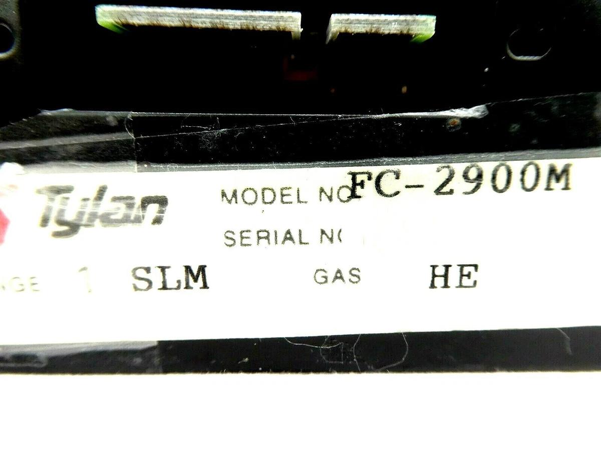 Used Tylan FC-2900M Mass Flow Controller MFC 1 SLM He 2900 Series Working Surplus