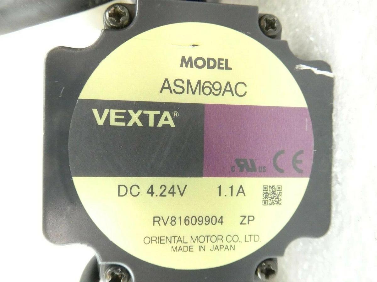 Used Oriental Motor VEXTA Stepper Motor Lot of 3 ASM69AC ASM66AC-N10 Working Surplus