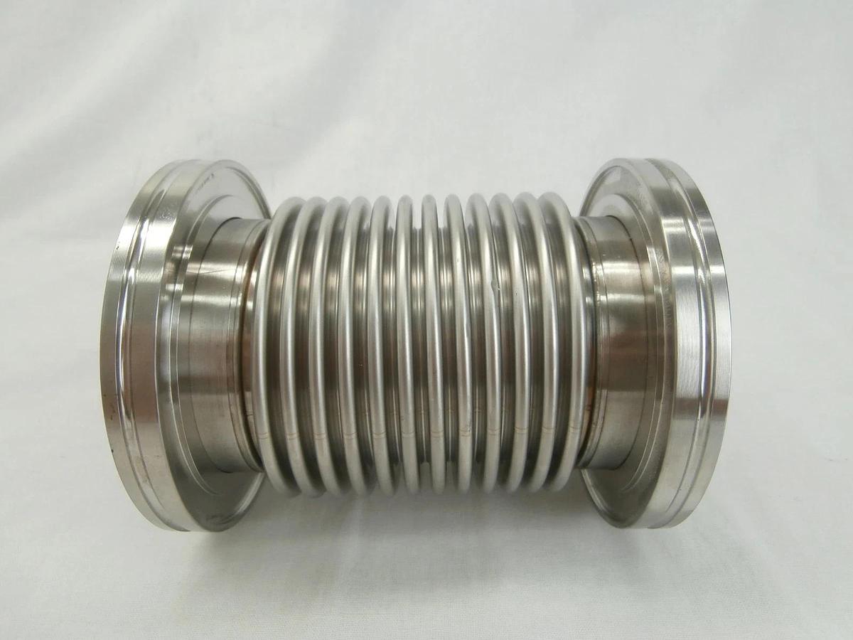 Used Edwards ISO80 High Vacuum Flexible Bellows Stainless iQDP Copper Cu Exposed Used