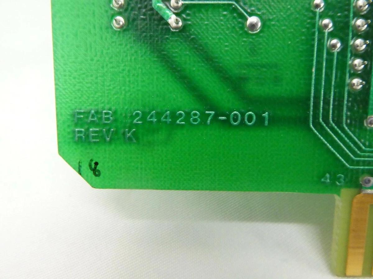 Used Electroglas 244288-001 Tester Interface Card PCB 4085X Horizon Working Surplus