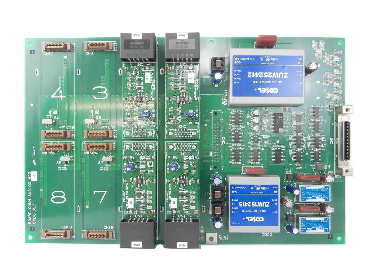 Used TEL Tokyo Electron OYDK-057 4-Port Connector Board PCB OYDK-053 Lithius Working