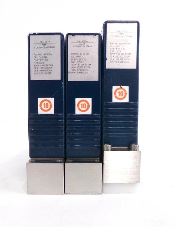 Used Aera PI-98 Mass Flow Controller MFC Reseller Lot of 6 Working Surplus