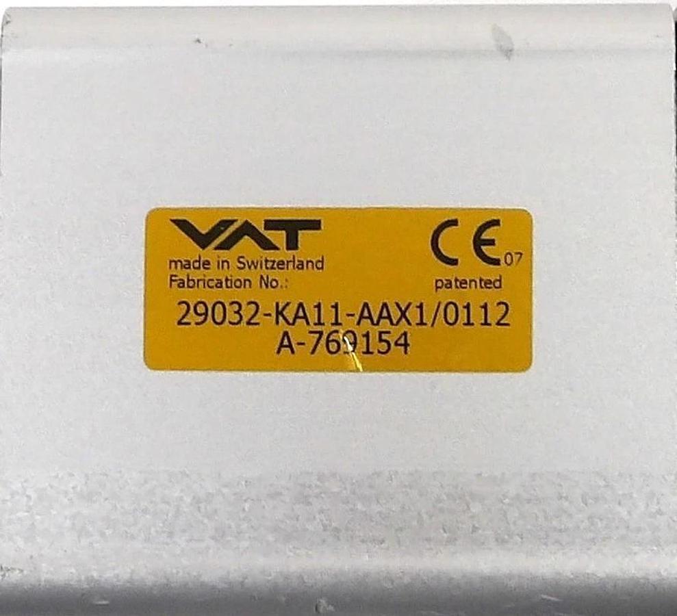 Used VAT 29032-KA11-AAX1 Pneumatic Angle Valve Reseller Lot of 4 Working Surplus