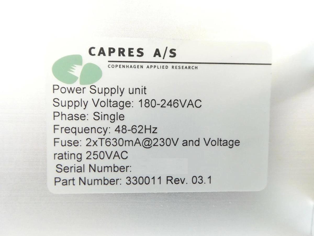 Used CAPRES A/S Copenhagen Applied Research 330011 Power Supply Unit KLA Working