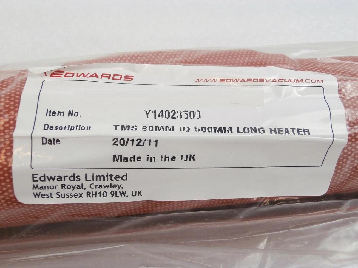 Used Edwards Y14023500 TMS Long Heater 80mm ID 500mm Reseller Lot of 10 New Surplus