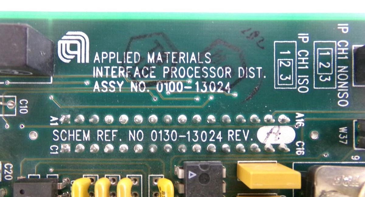 Used AMAT Applied Materials 0100-13024 Interface Processor Distribution PCB Working