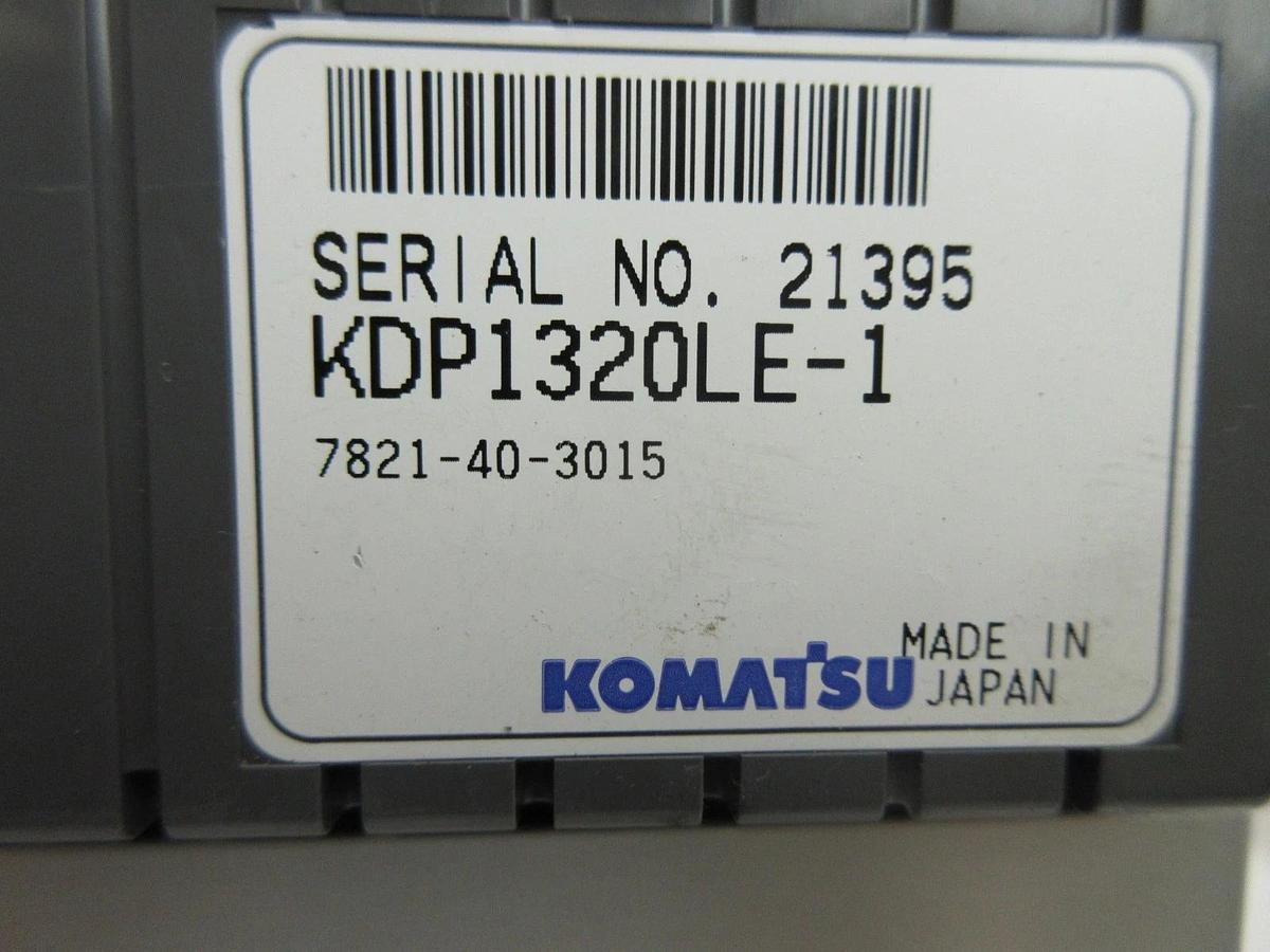 Used Komatsu KDP1320LE-1 Control Panel Assembly 7821-40-3015 Nikon NSR-S204B Used