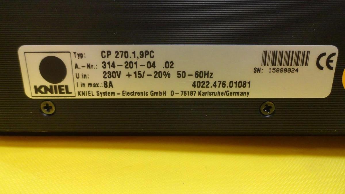 Used Kniel 314-201-04 .02 Power Supply PCB Card ASML 4022.476.01081 Working Surplus
