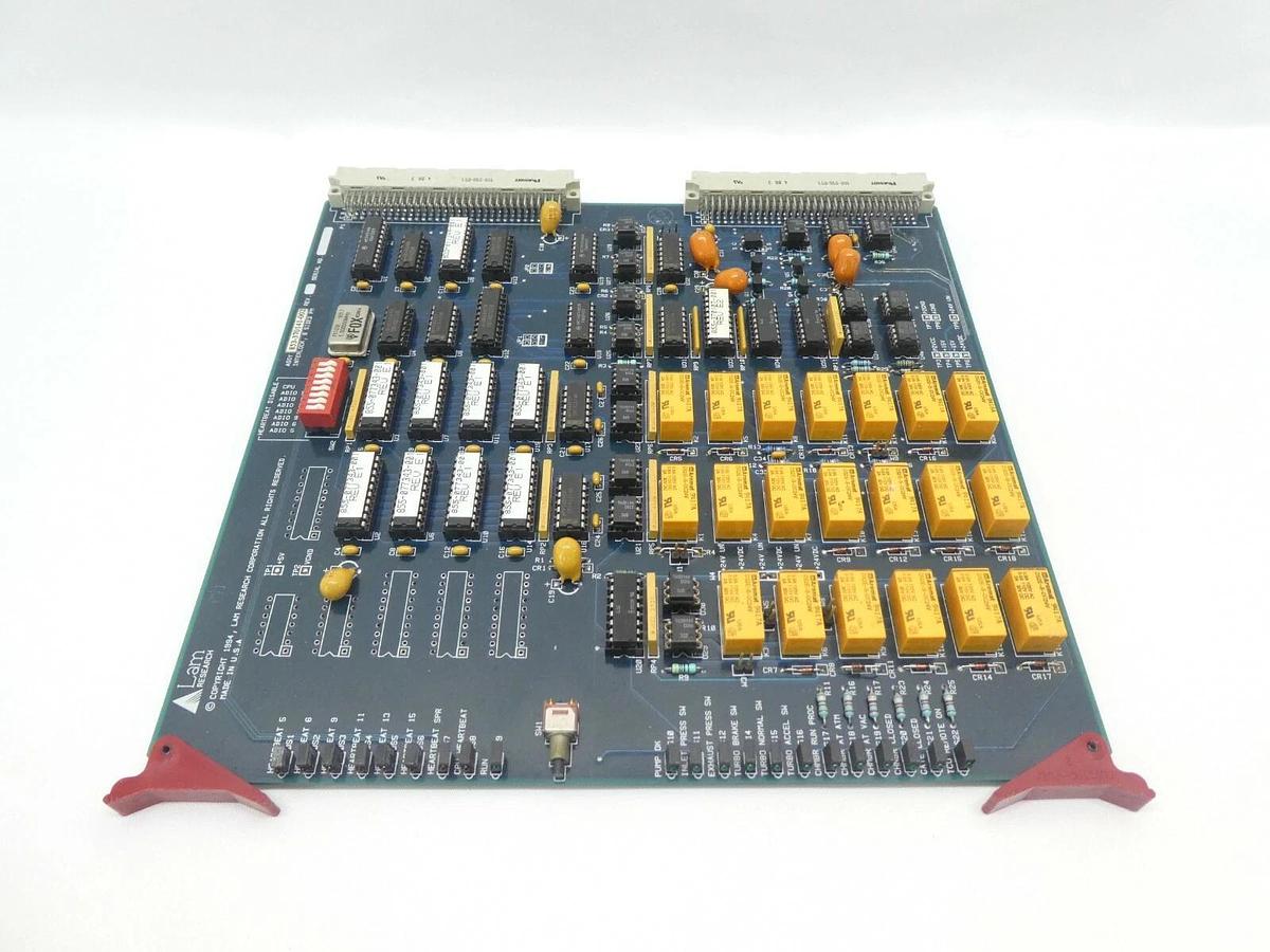 Used Lam Research 853-370141-002 8 Sided PM Interlock PCB Card Working Surplus