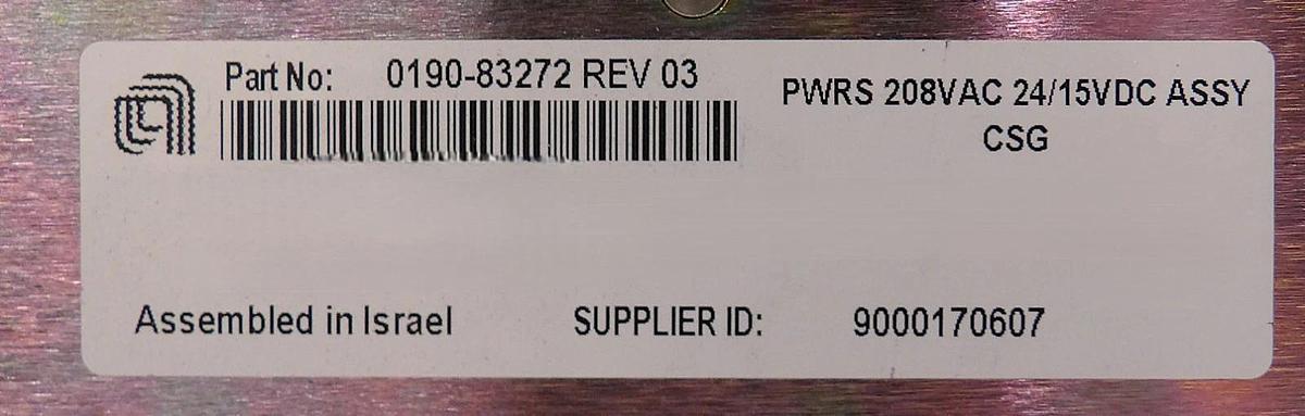 Used AMAT Applied Materials 0190-83272 CSG Power Supply Working