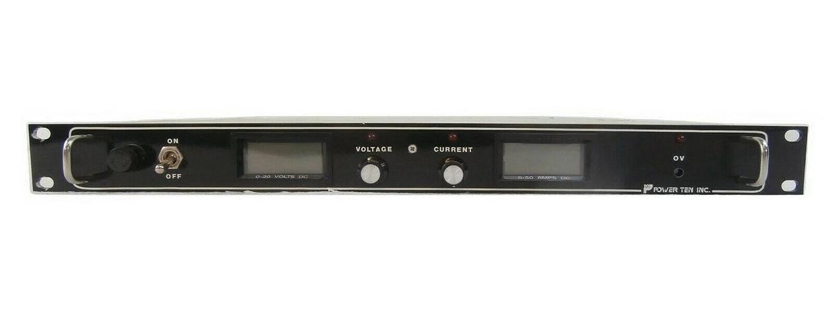 Used Power Ten 3300M-2050 DC Power Supply 0-30 VDC 3300 Series Surplus Tested As-Is