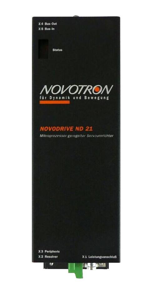 Used Novotron ND21-5605KS-011-01 Digital Servo Drive NOVODRIVE ND 21 Working Surplus