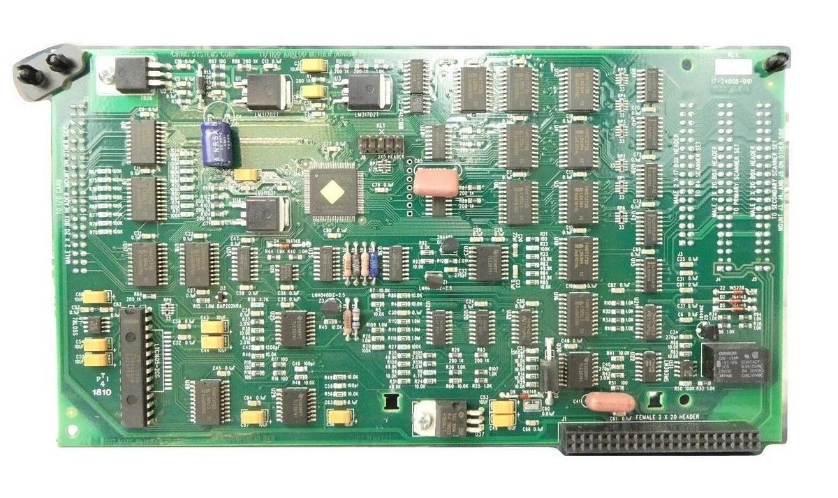 Used Cirris Systems 17-24008-01D T1.1100 Analog Mother Board PCB 1000V 1500V Working