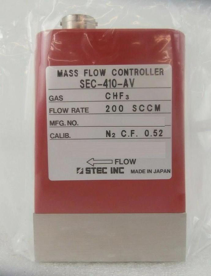 STEC SEC-410-AV Mass Flow Controller MFC SEC-410 200 SCCM CHF3 New Surplus
